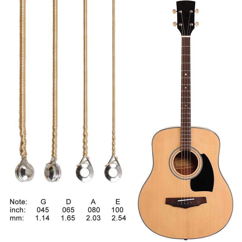Bass Guitar Strings - 4 Snaren Akoestische Bas Anti-Roest Fosforbrons