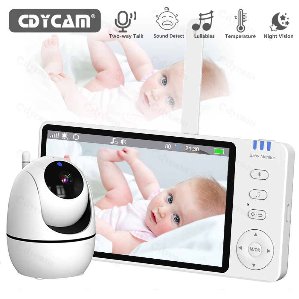 Zoom Audio Music - Video-babyfoon met camera en audio, babyfoon