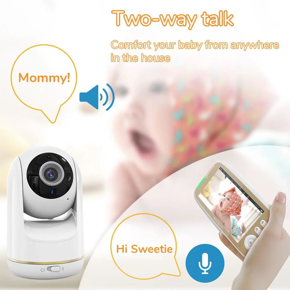 5 Inch Indoor Baby Monitor, me - Zoom Audio Music recensie en prijs