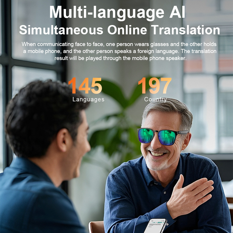 AI slimme bluetooth-bril offli - Audio Music To Video Ai recensie en prijs