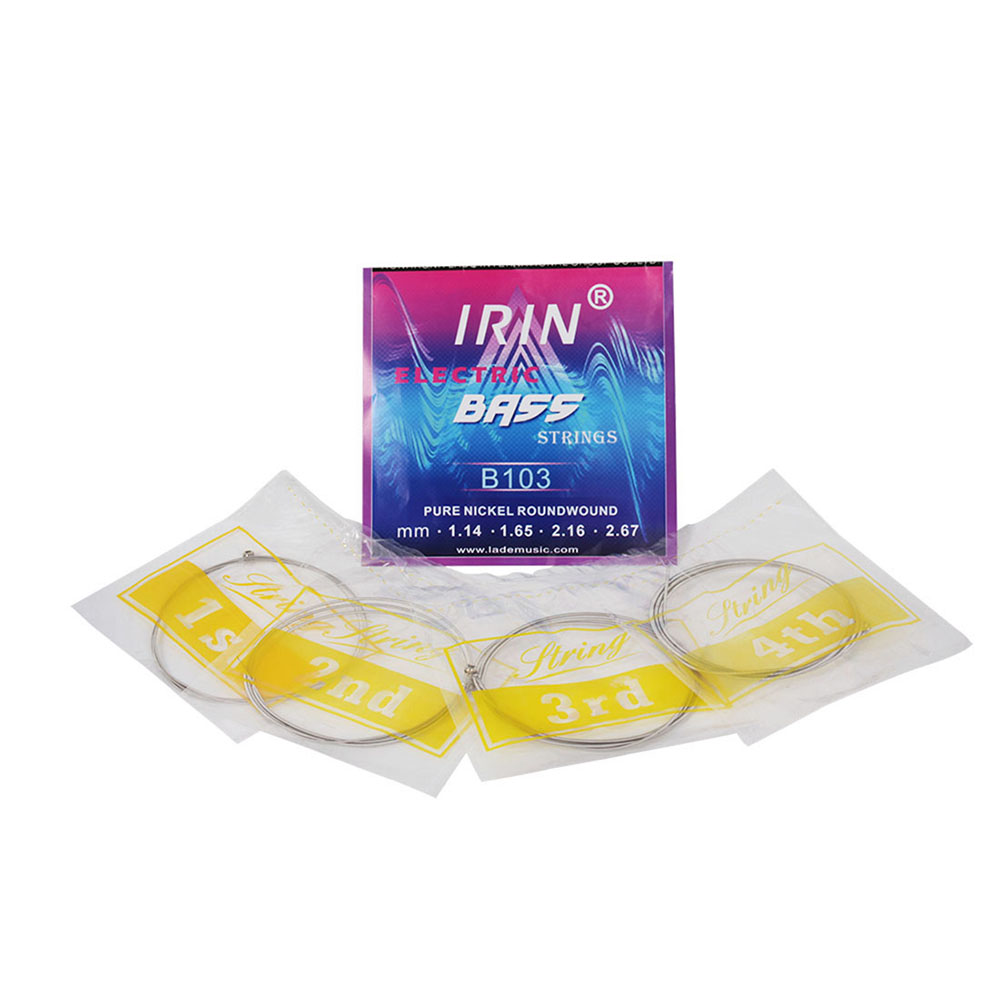 IRIN 4 Stuks 4-Snarige Basgita - Bass Guitar Strings recensie en prijs