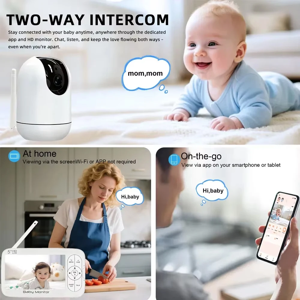 Slimme WiFi Babyfoon met 5 inc - Zoom Audio Music recensie en prijs