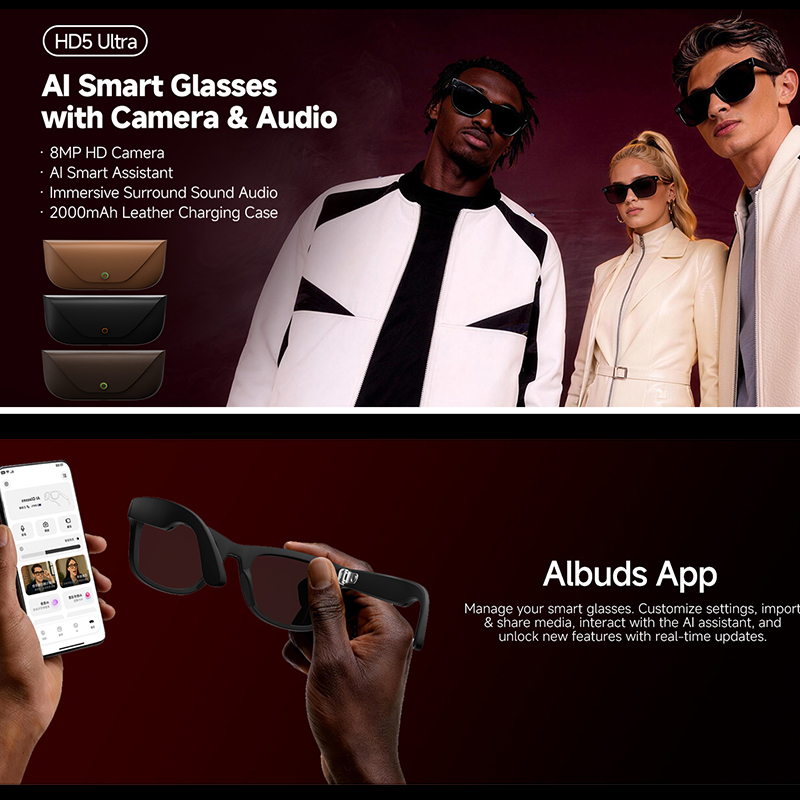 2026 Nieuwe AI Smart Glasses 8 - Audio Music To Video Ai recensie en prijs