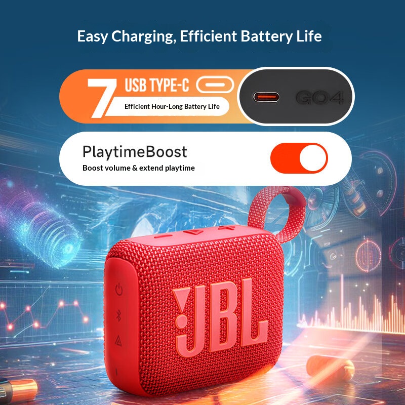 JBL GO4 Music Gold Brick Vierd - Audio Music Generator Free recensie en prijs