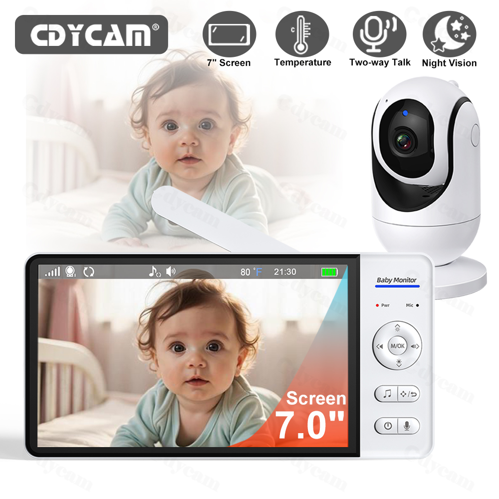 7 inch video babyfoon met nach - Zoom Audio Music recensie en prijs