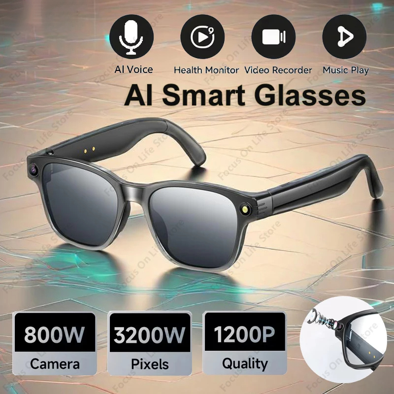 AI Smart Glasses 8 Megapixel C - Audio Music To Video Ai recensie en prijs