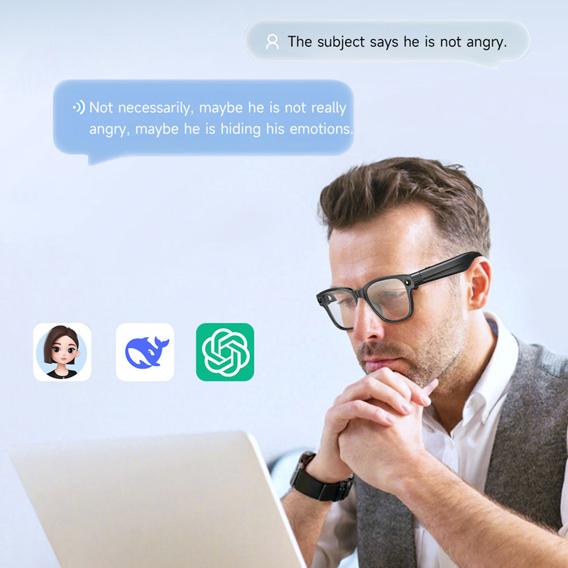 AI Smart Glasses 8 Megapixel C - Audio Music To Video Ai recensie en prijs