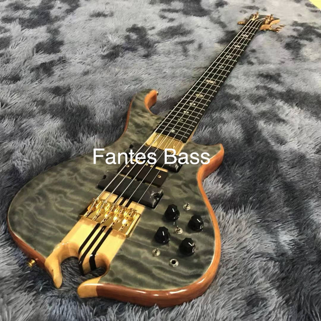Custom Alem Flamed Maple Top C - Bass Guitar Strings recensie en prijs