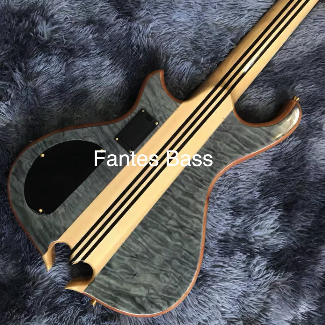 Custom Alem Flamed Maple Top C - Bass Guitar Strings recensie en prijs